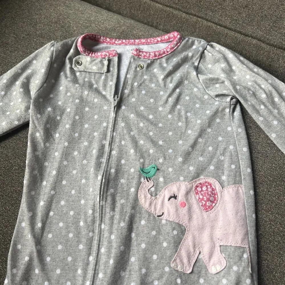 Carter's Footed Footie Pajamas Girls 24 Months